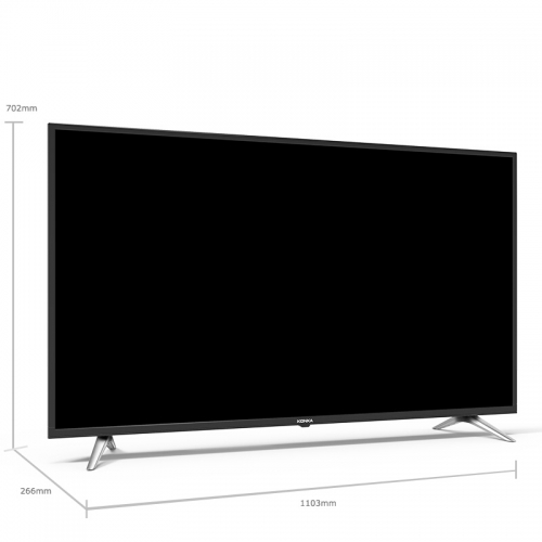 康佳（KONKA） T49U 49英寸4K超高清64位10核安卓智能平板液晶电视（黑）