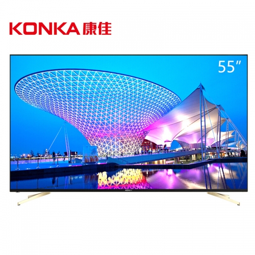 康佳（KONKA） QLED55X81U 55吋 64位曲面 真彩HDR4K 液晶电视机